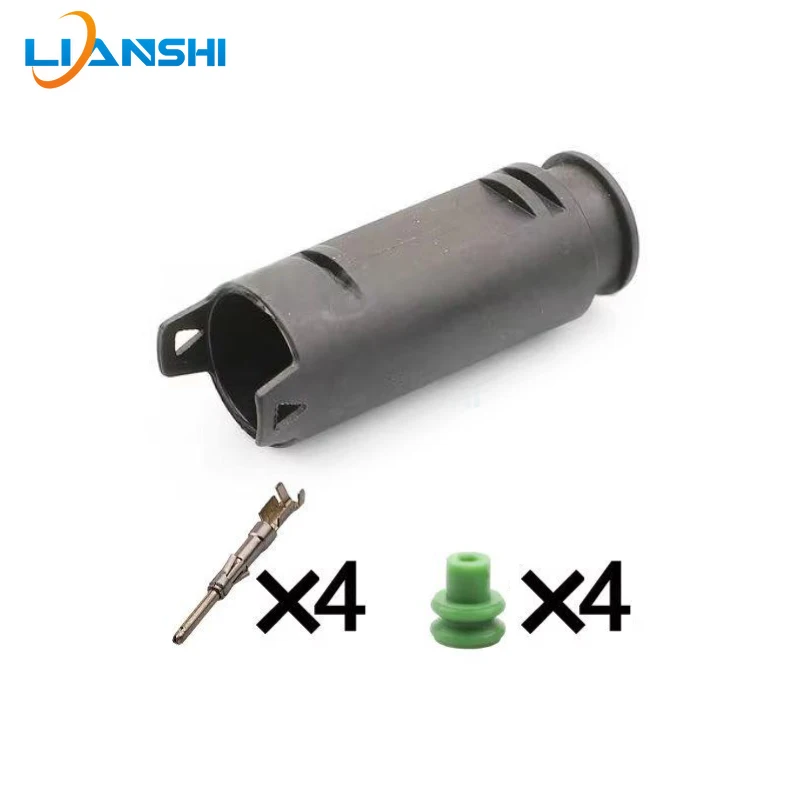 The 50290735 male and female 50290734 connectors are suitable for BMW front and rear oxygen sensor 4-pin wiring harnesses