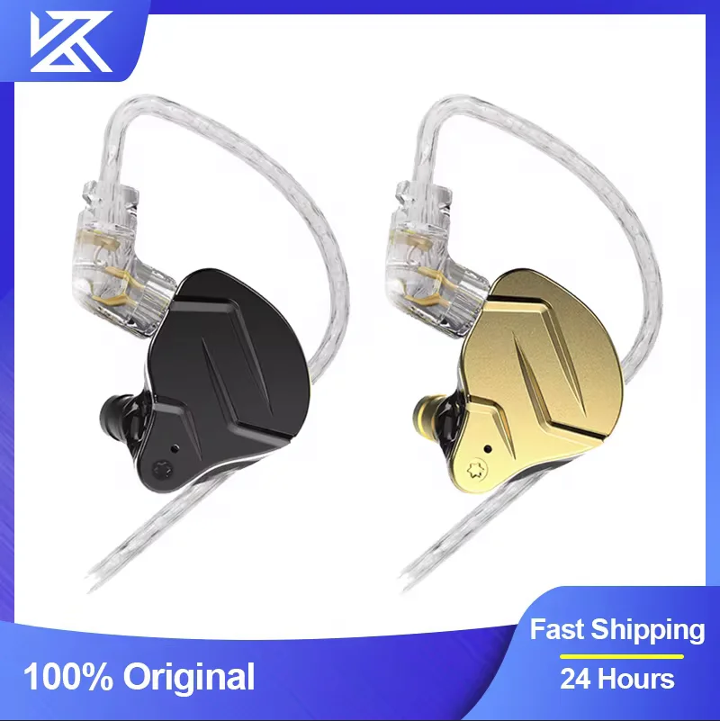 KZ ZSN Pro X Metal Earphones 1BA+1DD Hybrid technology HIFI In Ear Monitor Earphones Bass Earbuds Sport Noise Cancelling Headset