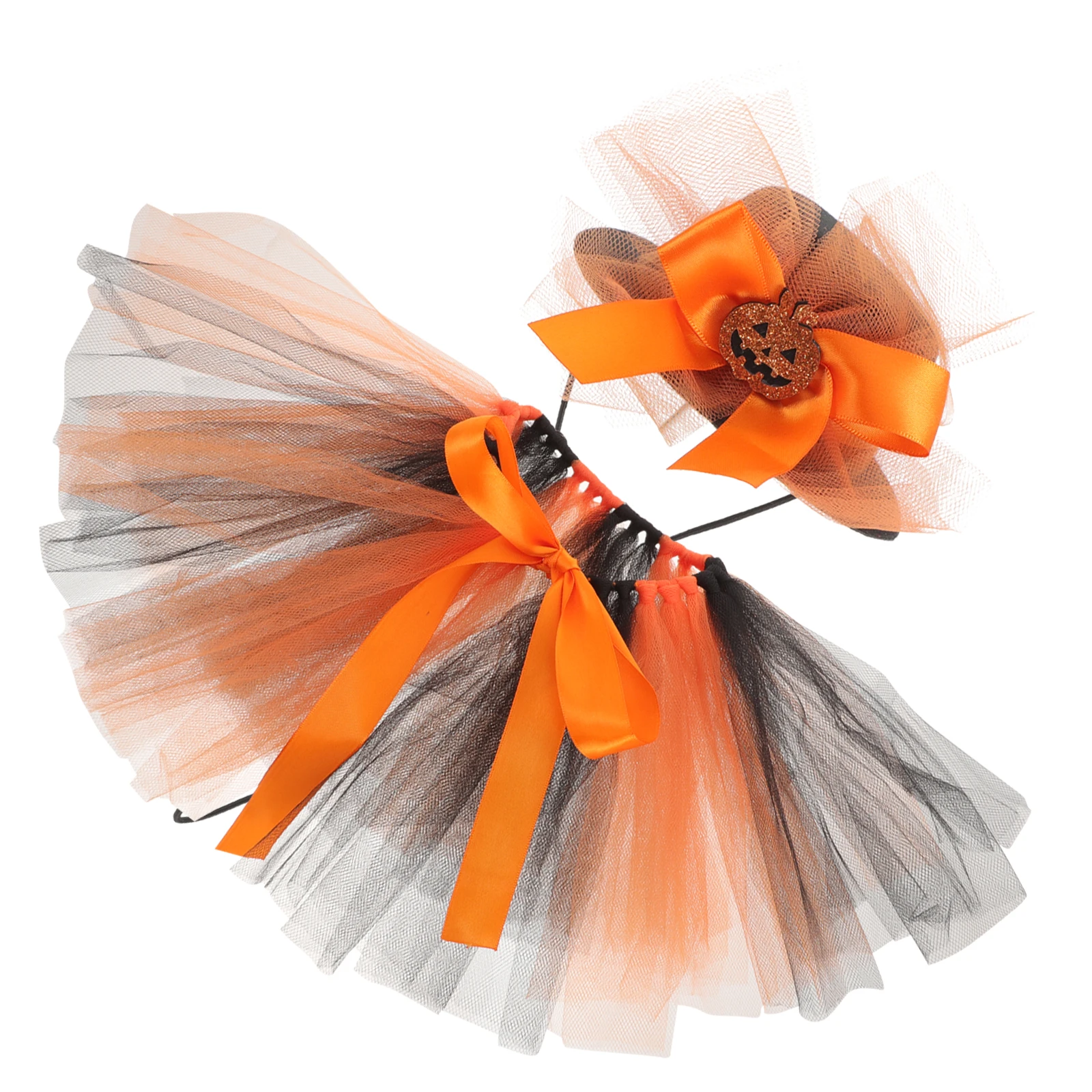 

Tutu Halloween Pet Costume Ups Dog Skirt Hat Hello 2 Piece Set