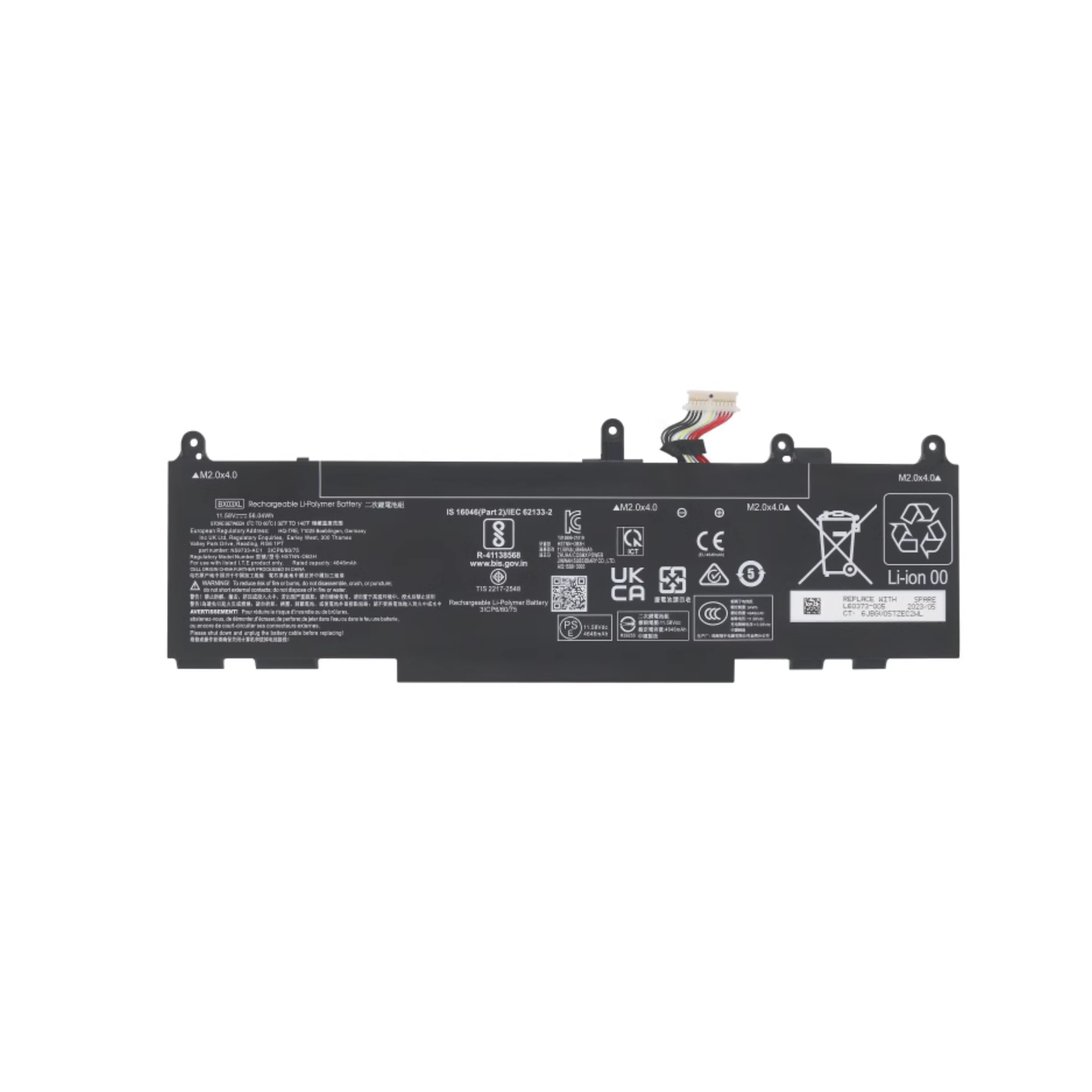 

BX03XL TPN-IB0Y N59787-005