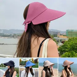 Summer Accessories Large Eaves Women Cap Sunshade Empty Top Hat Sun Protection Hat Fisherman Hat