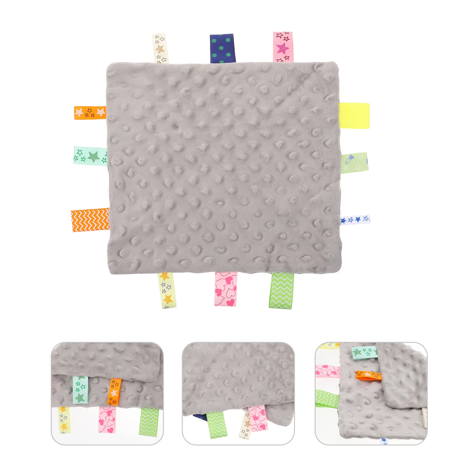 Newborn Baby Pacifying Soothing Towel Cartoon Tag Comfort Handkerchief Saliva Towel Kids Handkerchief Pacifying