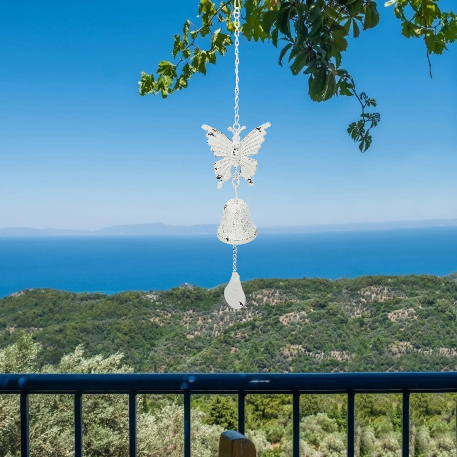 

Vintage Wind Chime Butterfly Decor Hanging Pendant Chimes Decorate Iron Balcony Bells