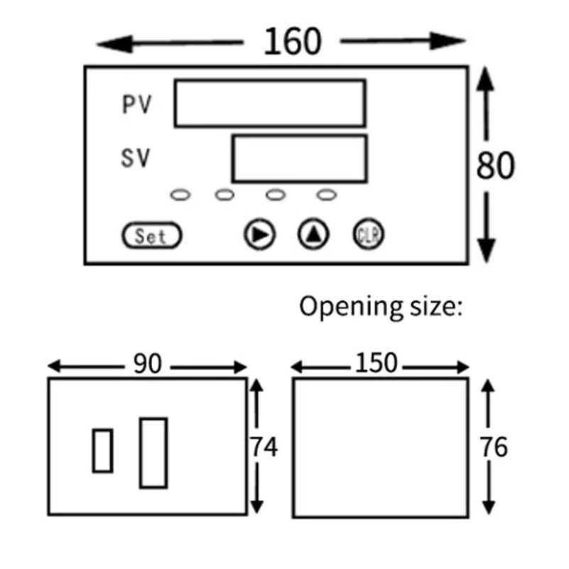 Load Cell  Planar Diaphragm Weight Sensor Display Indicator Instrument Tension & Compression for Education Science Technology