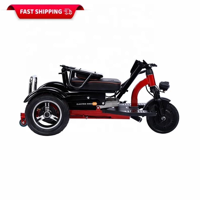 Folding Electric Tricycle for Products Adult Motorcycle for Seniors Mobility Scooters disabled Three Wheeler Trike