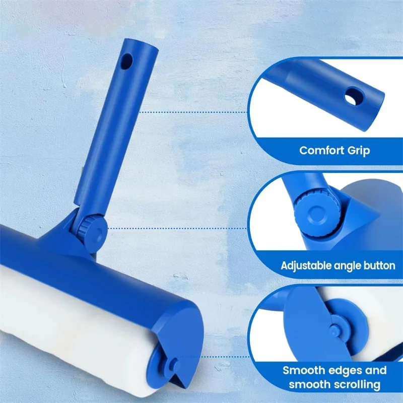 Suitable for Ceiling Paint 10inch Ceiling Repair Roller Adjustable Handle Painting Roller No-Drip ceiling brush