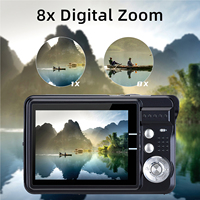 Portable 720P Digital Camera Video Camcorder 48MP Photo 16X Zoom Anti-shake TFT Screen with Carry Bag USB Charging Cable