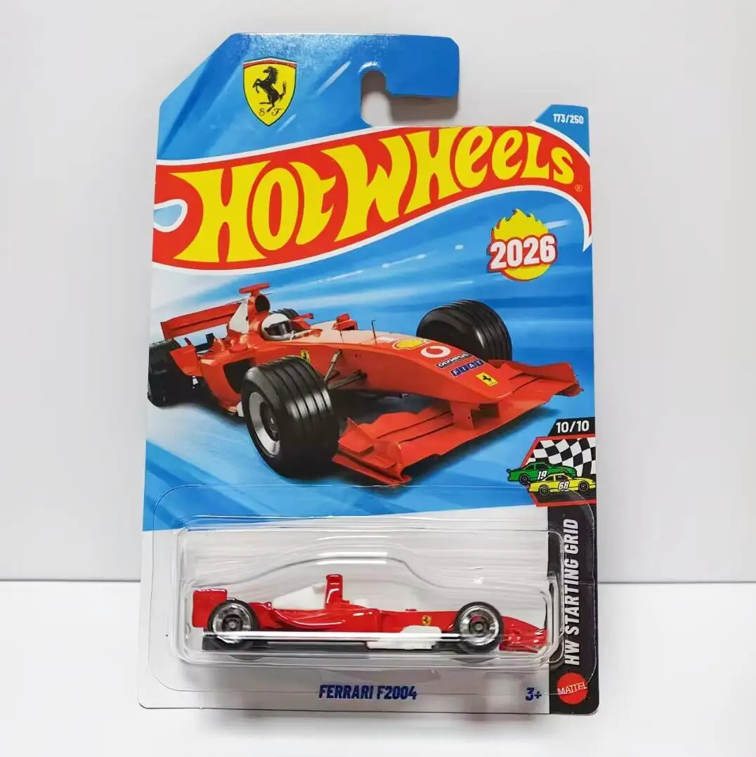 2026 Original Hot Wheels 2026-M Series F1 Ferrari F2004 Maserati Cadillac Porsche Carrera 1:64 Diecast Car Model Collector view 5