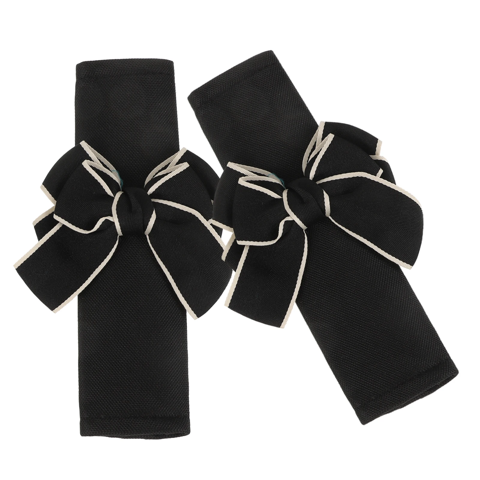 

2Pcs Car Shoulder Pad Length Bow Cover Cute Accessories Protection