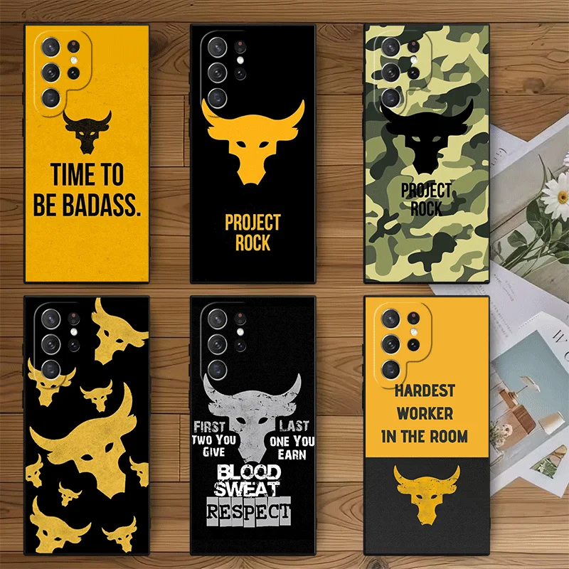 The Rock Dwayne Johnson Soft Phone Case for Samsung Galaxy S26 S25 Edge S24 Ultra S23 Plus S22 S21 FE S20 Black Cover Back Shell