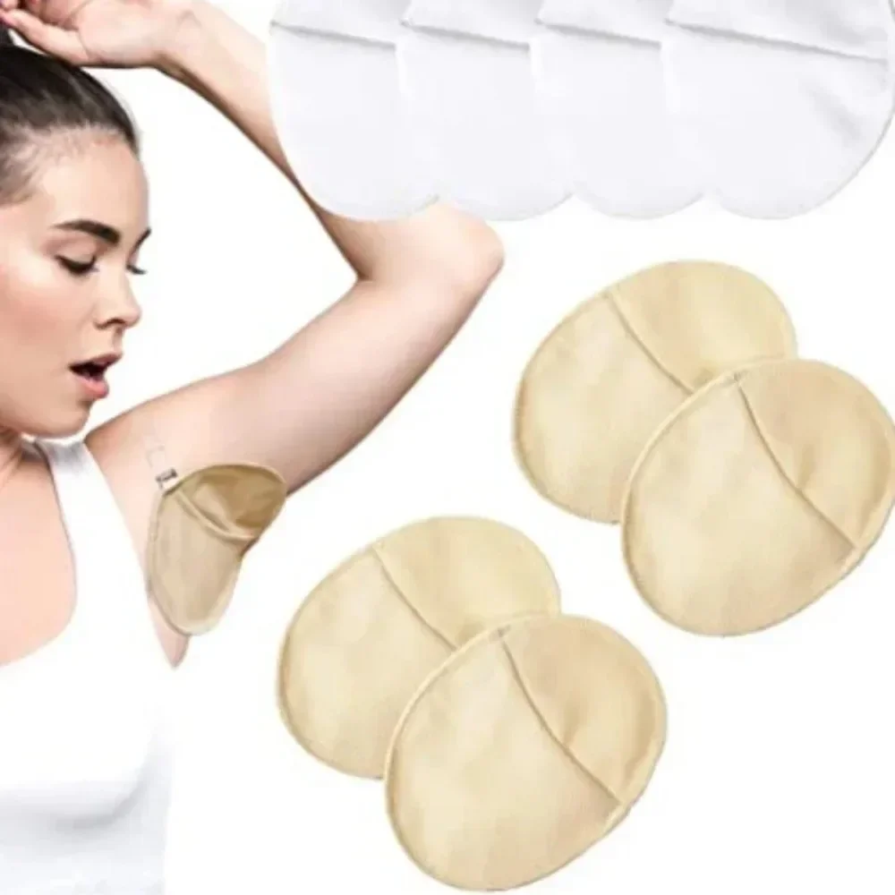 1Pair Underarm Sweat Pad  Reusable Dress Clothing Absorb Armpit Sweat Perspiration Pads Absorbent Deodorant Pad For Woman