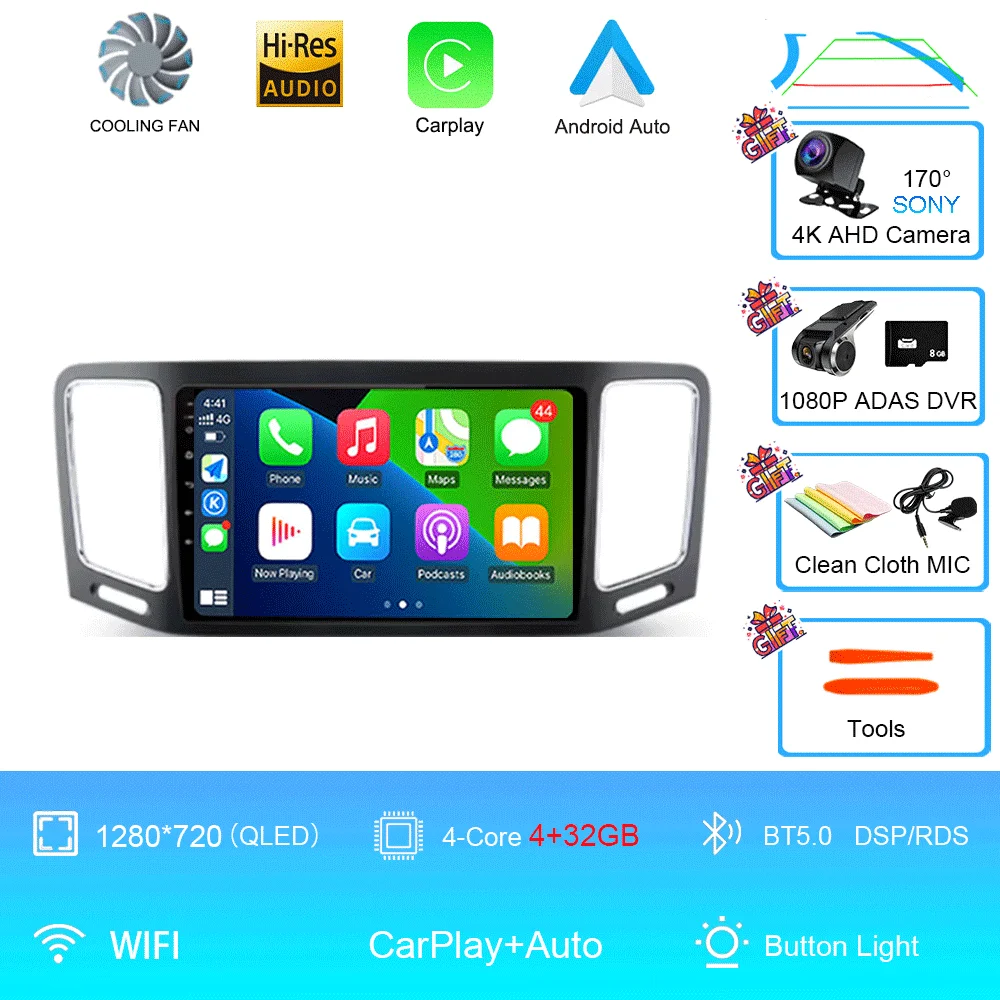 Car Radio Android Auto Stereo For Volkswagen VW Sharan SEAT Alhambra 7N 2010-2022 Multimedia Player GPS Carplay 4G BT Wifi Video image 3
