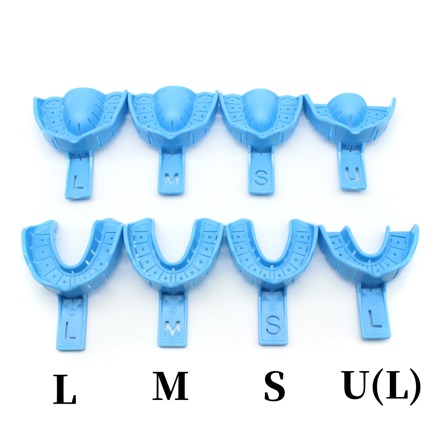 

8pcs/set Impression Holder Trays Dental Impression Trays Holder Dental Materials Dental Consumable Dental Supplies