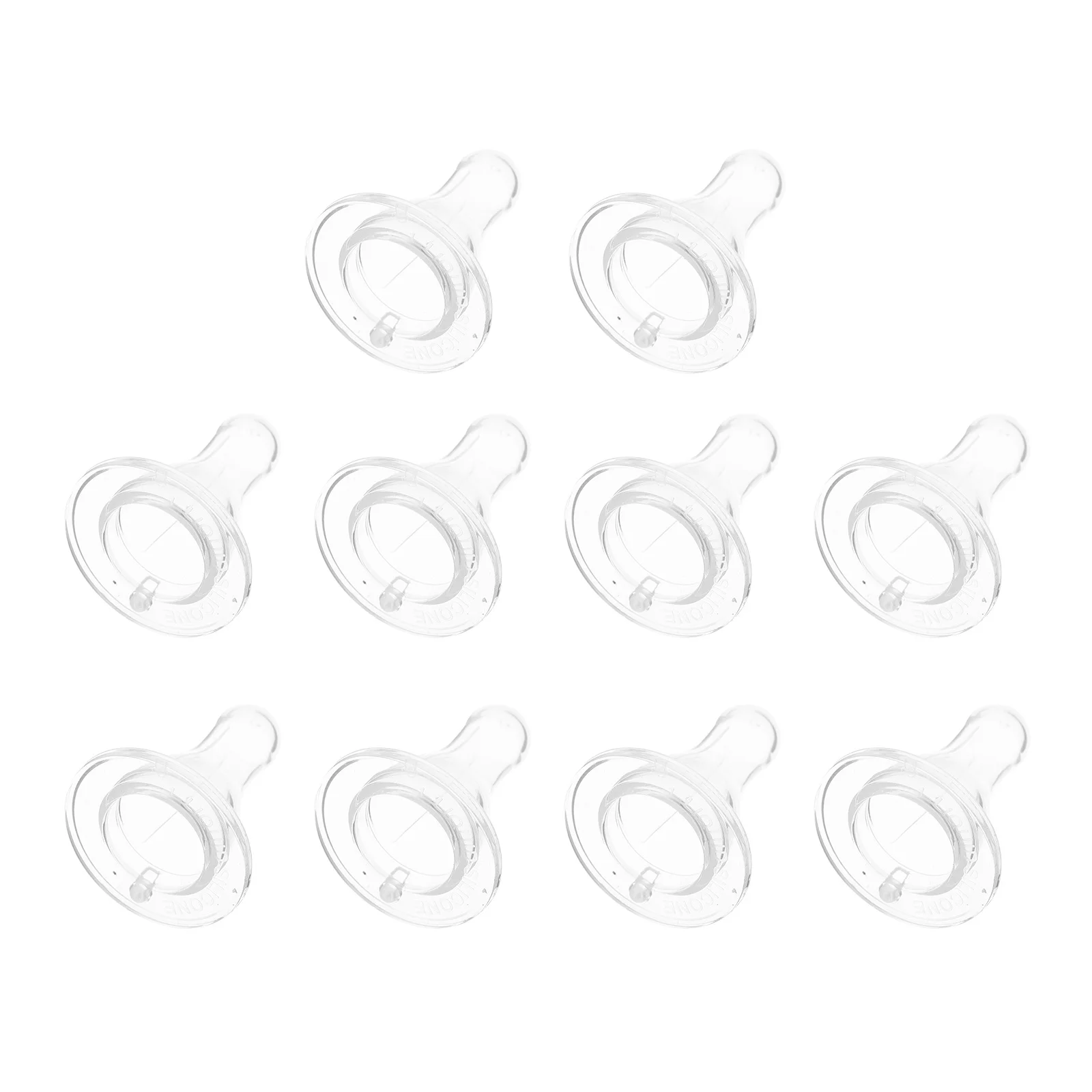 

10Pcs Silicone Lamb Feeding Nipples Replacement Small Animal Pacifier Toughened Biting-Resistant Milk Bottle Nipple for Goat