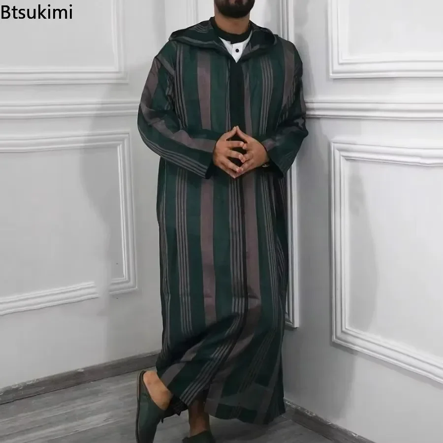 Vêtements musulmans pour hommes, robes Kaftan, Pakistan traditionnel ethnique adt Moyen-Orient Thobe Kurta arabe Abaya robe turque Dubaï Islam