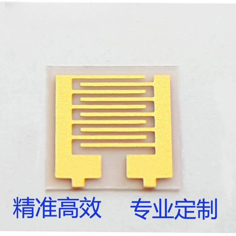 Flexible PET Interdigital Electrode Capacitance Array Gas Bio-Humidity Sensor Chip Smart Wear