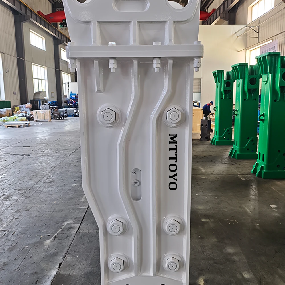 Martillo rompedor hidráulico SB43 tipo silencio para excavadora de 6-9 toneladas para industrias minerarias de construcción