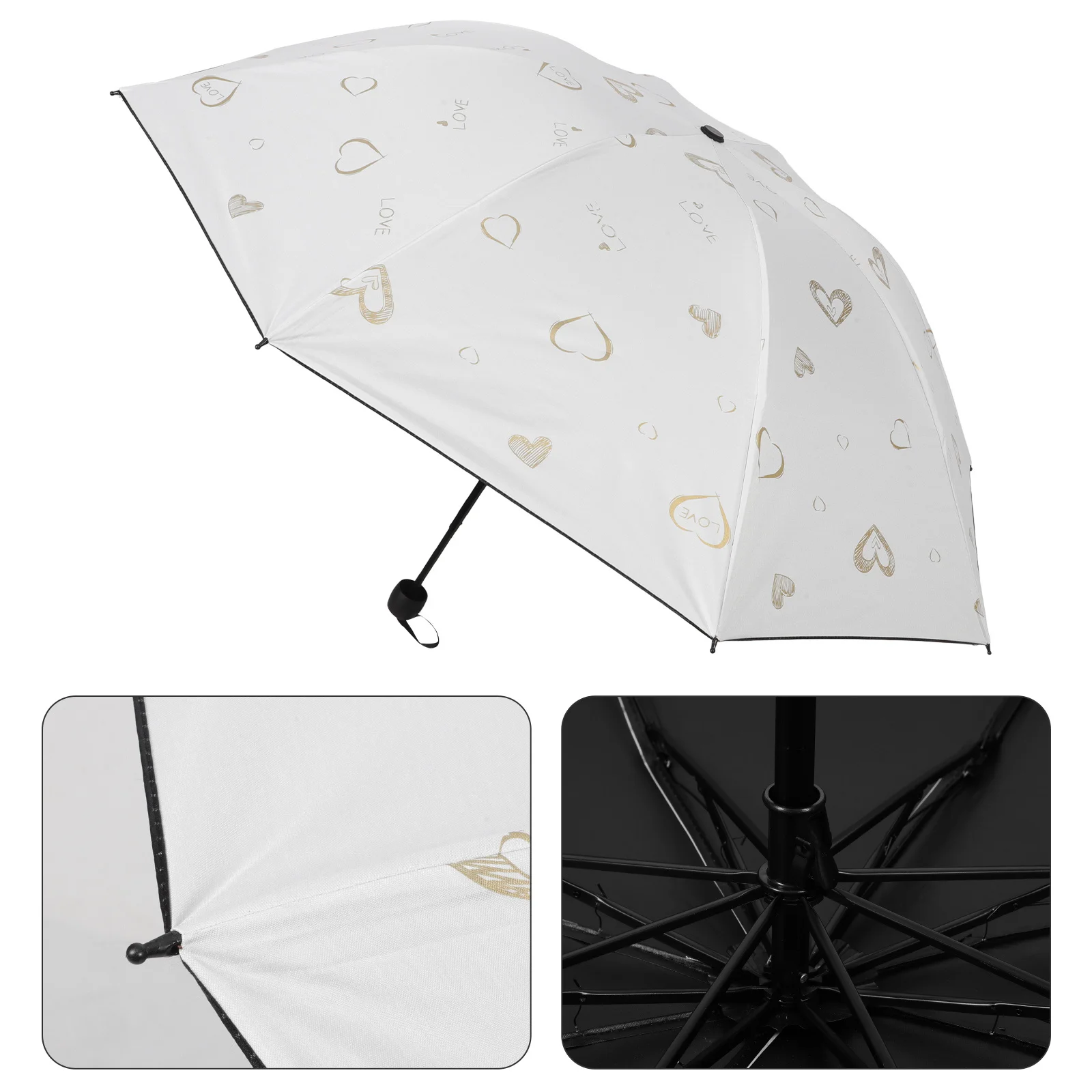 

Lightweight Compact Sun Umbrella Foldable Travel Umbrella Rain Uv Protection Sturdy Outdoor Portable Essentials
