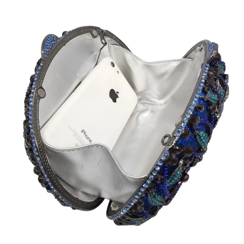 Rhinestone Women's Diamond-encrusted Dinner Bag Hollow Metal Diamond Clutch Women's Bag Sac De Luxe Femme Nouveautés Sacs À Main
