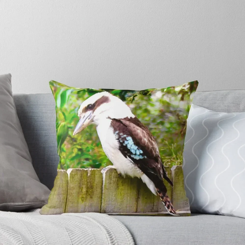 Kookaburra on the Hunt! Throw Pillow Decorative Cushions For Luxury Sofa Custom Cushion Photo Marble Cushion Cover pillow