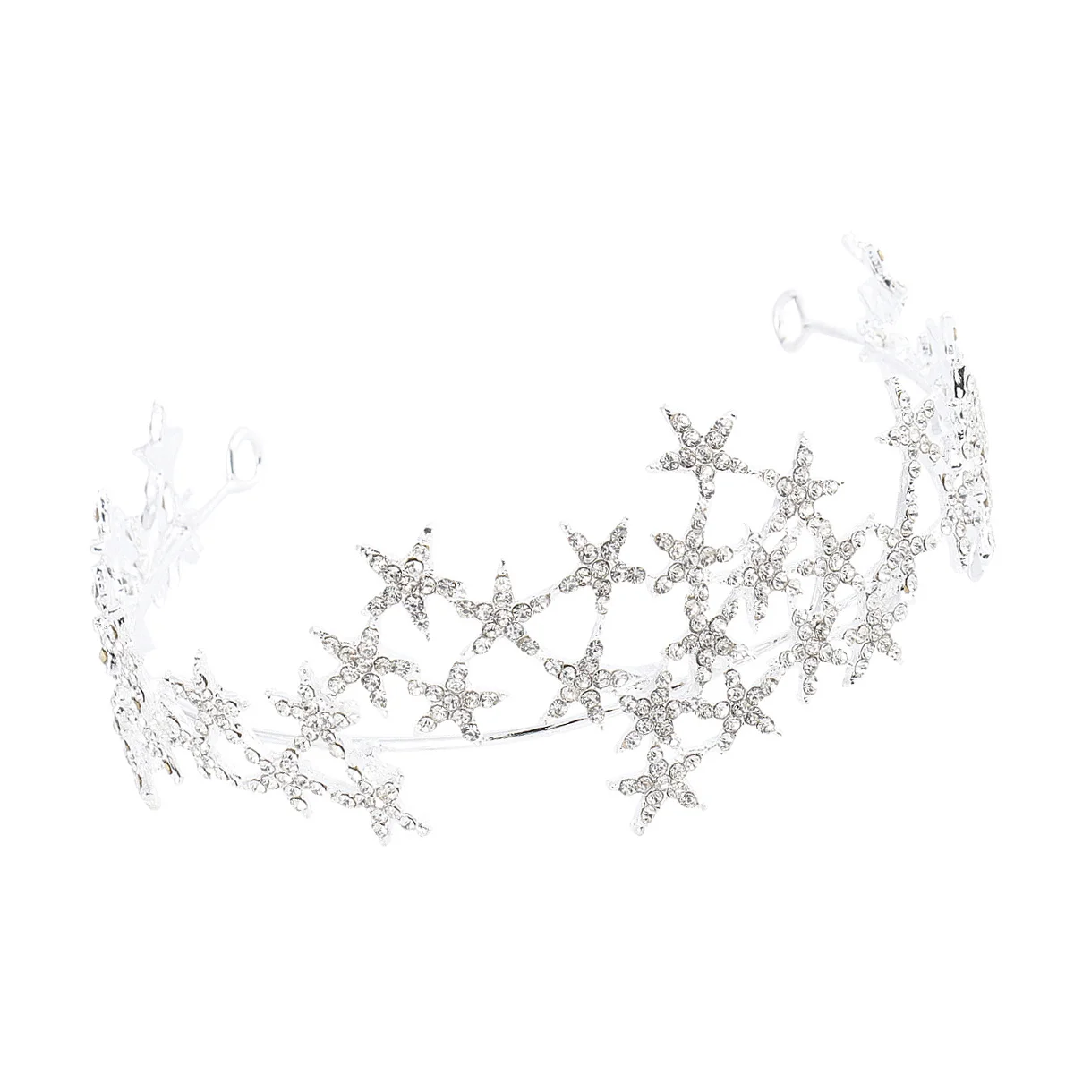 

Hair Ornament Star Crystal Bridal Headpiece For Wedding Party Prom Evening Events Hair Accessories