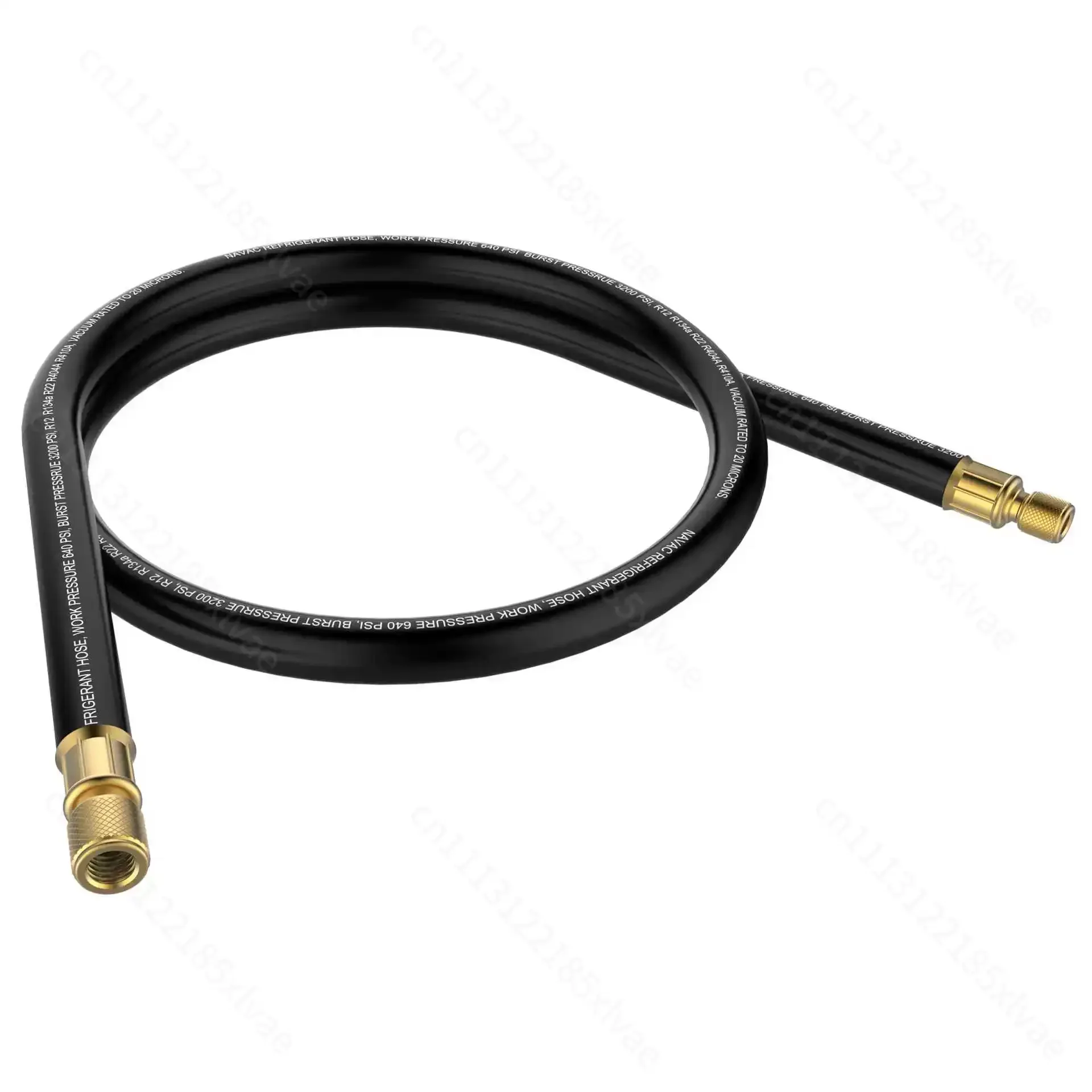 For 1/2 Inch High Flow Refrigerant Hose, 6 Inch Length with 3/8 to 1/4 Inch Connector Air Conditioning Pipeline Tube