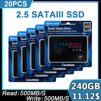 CeaMere 2.5 SSD 10PCS 480GB 512GB 1TB 120GB 240GB 256GB Computer Solid State Hard Disk Internal Hard Drive Free Custom Logo