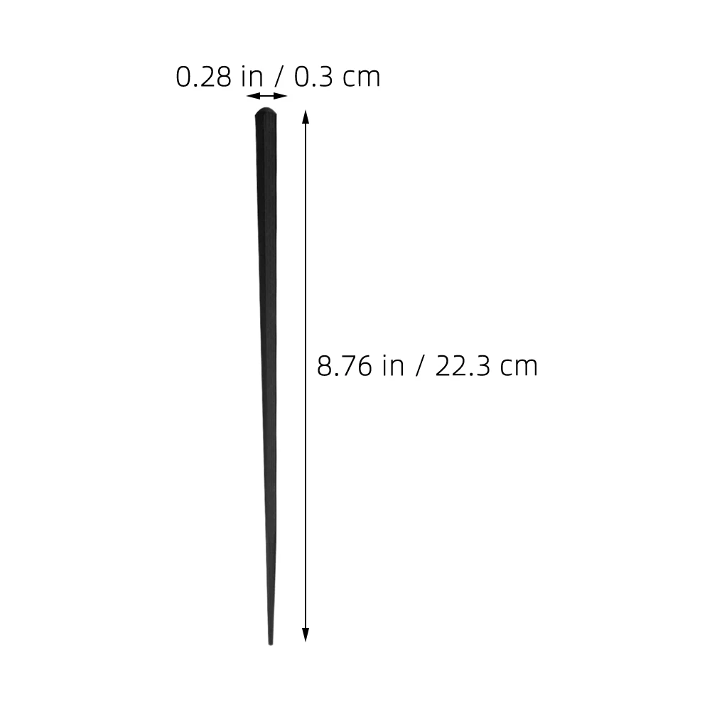 

5Pairs Japanese Style Hexagon Chopsticks Reusable Non-Slip Lightweight Comfortable Grip for Home Cooking