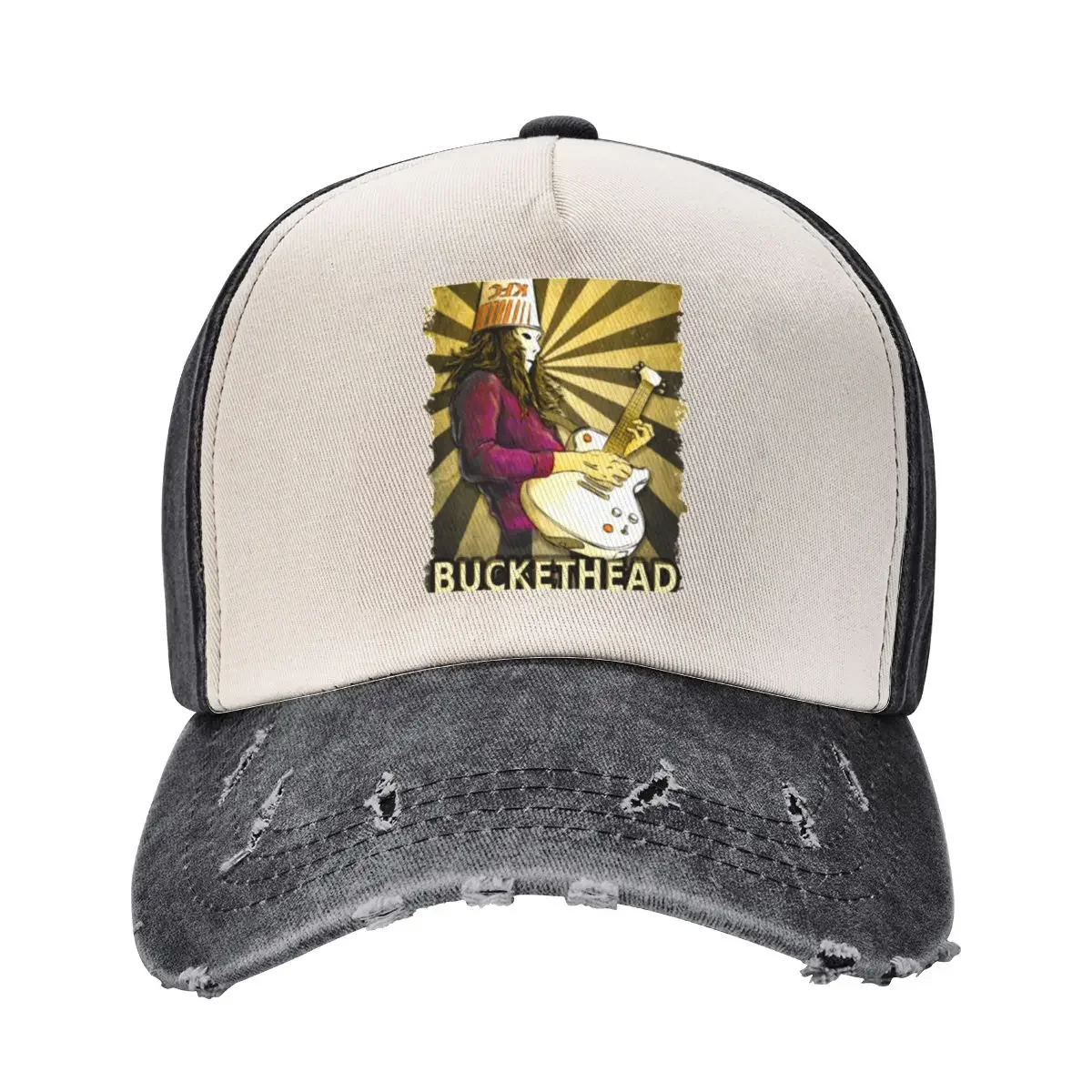 

Бейсбольная кепка Buckethead Bobble Hat Шляпа дерби Wild Ball Hat | -F- | Мужские кепки Женские