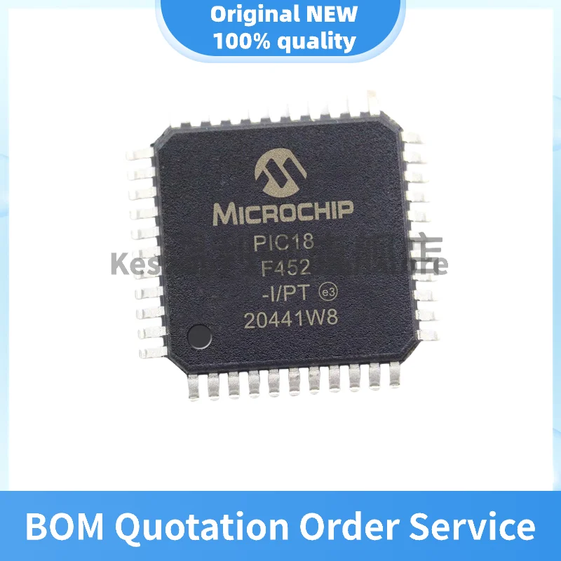 

Brand-new original genuine PIC18F452-I/PT PIC18F452 SMD TQFP44 MCU microcontroller chip