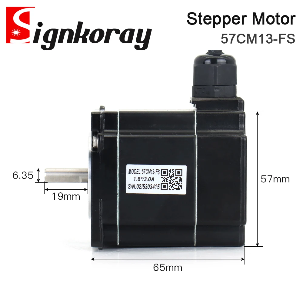 SignkoRay Leadshine 2Phase Waterproof Stepper Motor Nema23 57CM13-FS For Co2 Laser Cutting and Engraving Machine