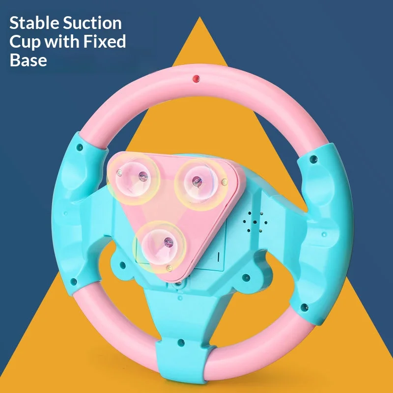 Детский автомобиль в стиле второго пилота, моделирование рулевого колеса, детская развивающая игрушка, детское вождение, моделирование вождения автомобиля