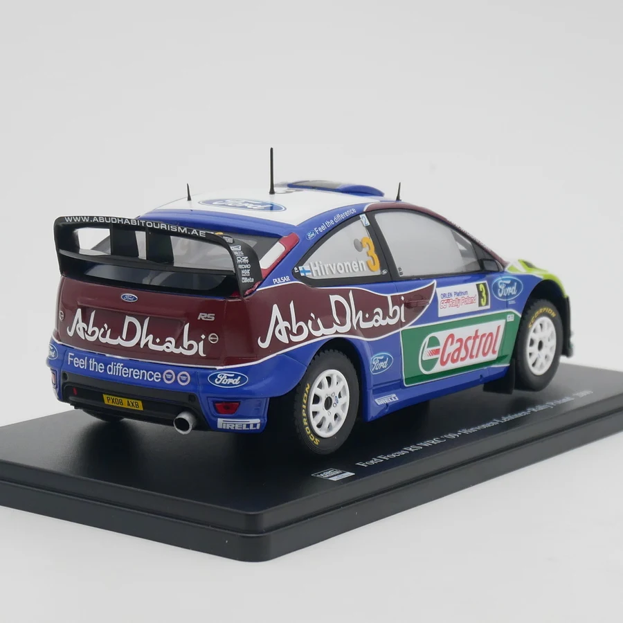 Diecast IXO 1:24 Schaal Ford Focus RS WRC 2009 Citroen Rally Auto Collectible Toy Gift Souvenir Display Ornament