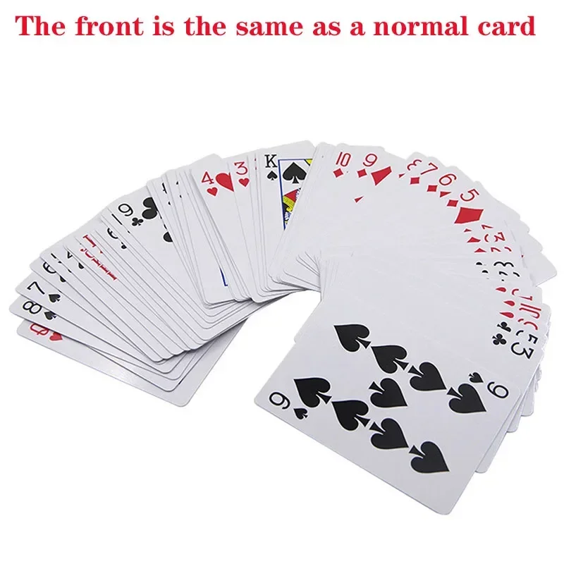 جديد ومثير للاهتمام سر علامة متجرد سطح السفينة أوراق اللعب بطاقات البوكر في الهواء الطلق الترفيه الدعائم قبول دروبشيبينغ