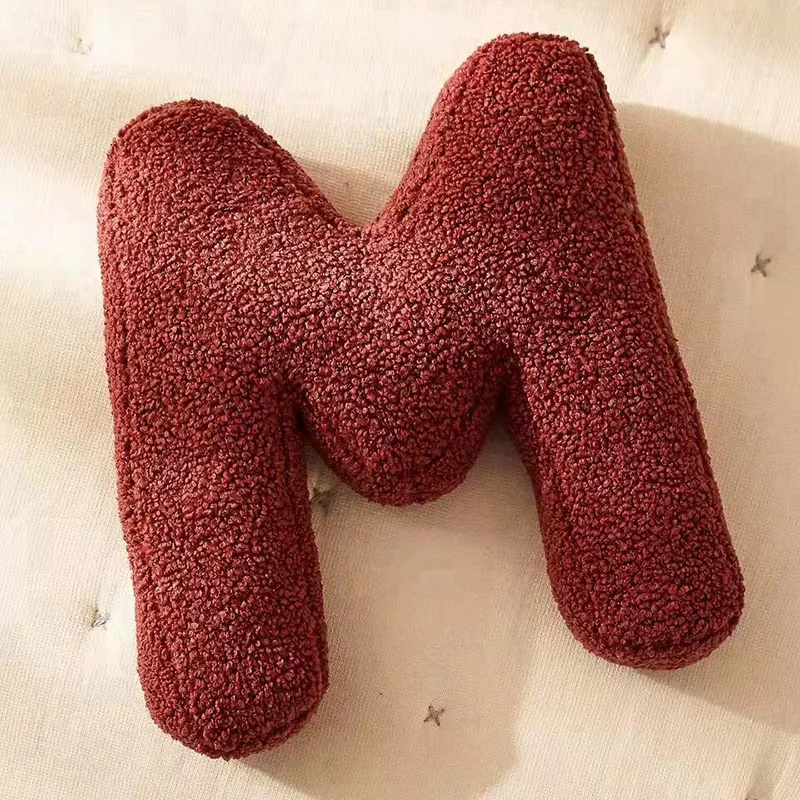 Ins نمط الإنجليزية رسائل وسادة الشمال وسادة أريكة السرير رمي وسادة صور الدعائم الاطفال لعبة تعليم الكلمات لعبة غرفة المعيشة ديكور #4