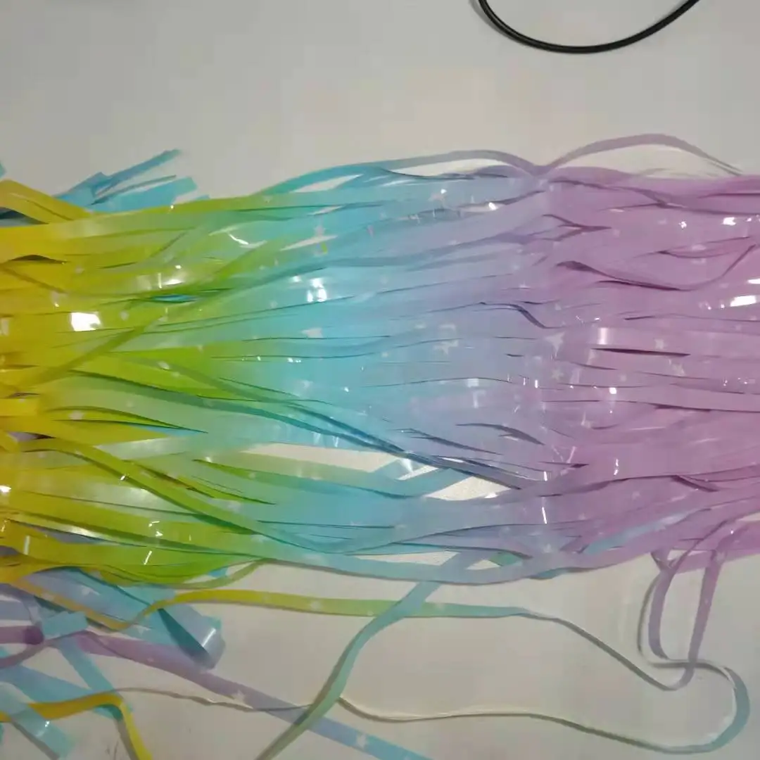 Regenbogen Folie Fransen Vorhang Hintergrund Vorhänge Bachelorette Party Hintergrund Lametta Folie Vorhang Hochzeit Geburtstag Photo Booth Dekor – Detail 40