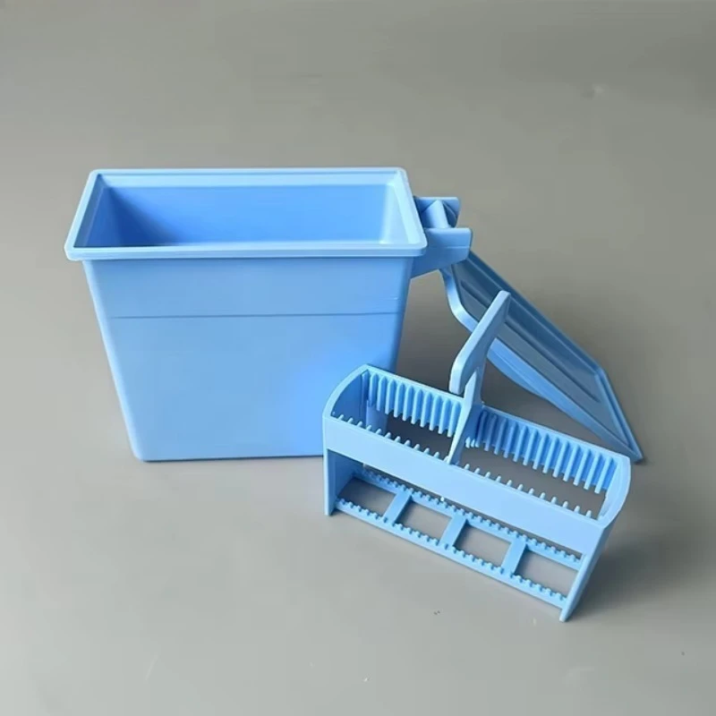 وعاء تلطيخ الشريحة البلاستيكية للمختبر ورف للشرائح الزجاجية #2