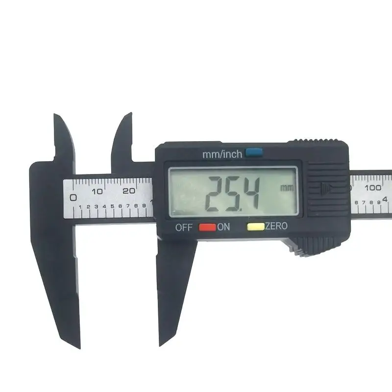 Digital Ruler 100mm 150mm Electronic Carbon Fiber Vernier Caliper Dial Gauge Micrometer Measuring Tool