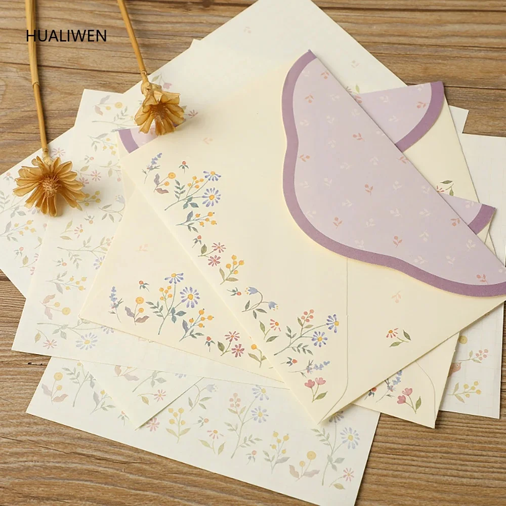 Creative Japanese A5 Graffiti Letter Cat Envelope Set Cute Exquisite Gift