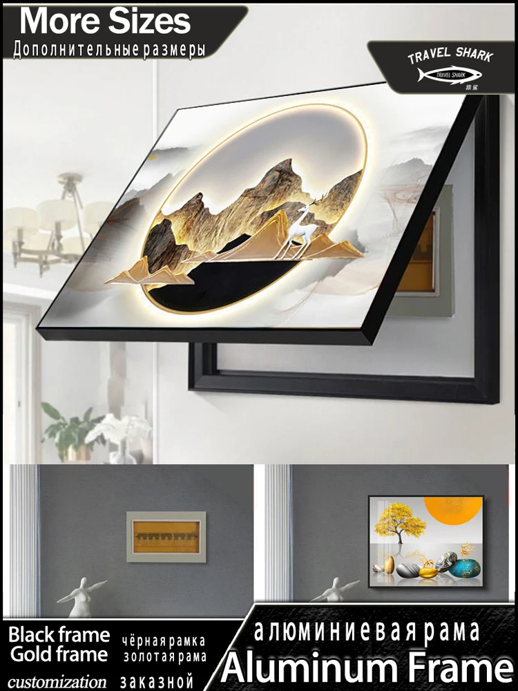 Imagem -03 - Nórdico Decorativo Pendurado Pintura Criativa Poster Imagem com Quadro Estética Home Live Room Wall Art Mural de Caixa Elétrica