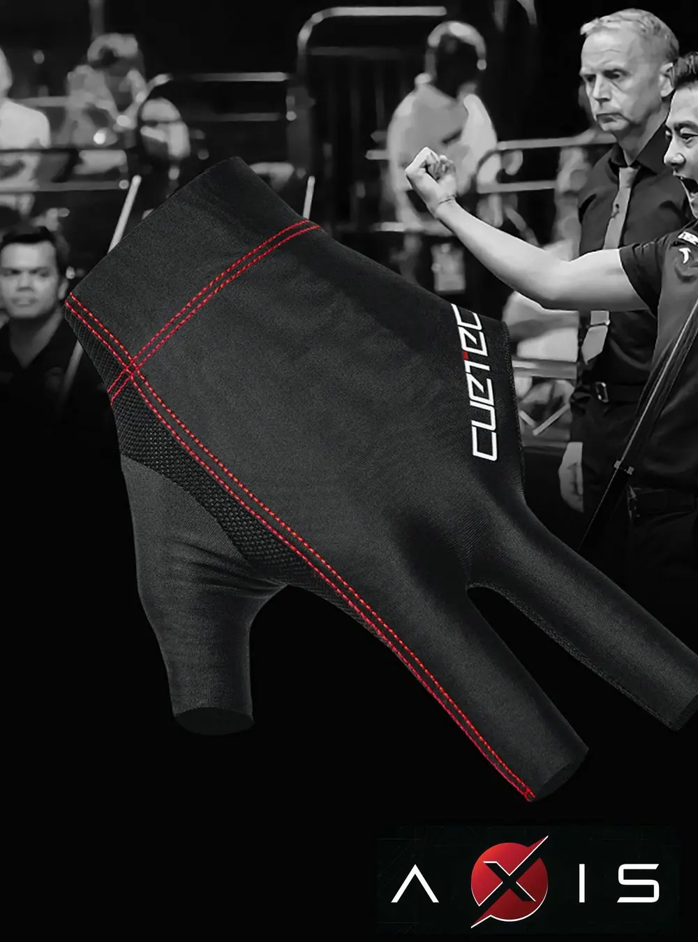 CUETEC แกน Champion บิลเลียดระบายอากาศได้สวมใส่สบายถุงมือซ้าย/ขวาสะพานมือขนาด M/L