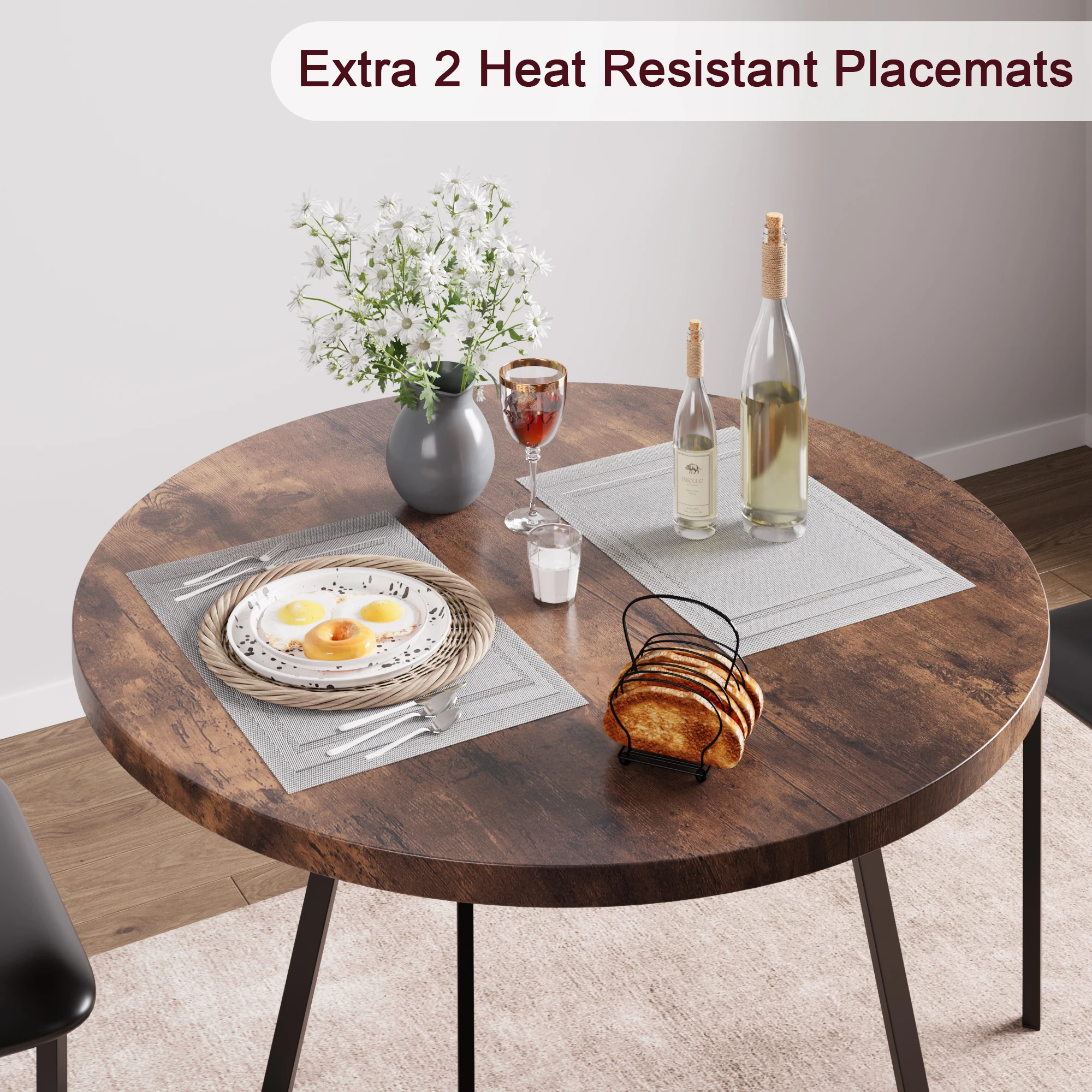 ชุดโต๊ะรับประทานอาหารสำหรับ 2 - Conference Table Round บทวิจารณ์และราคา