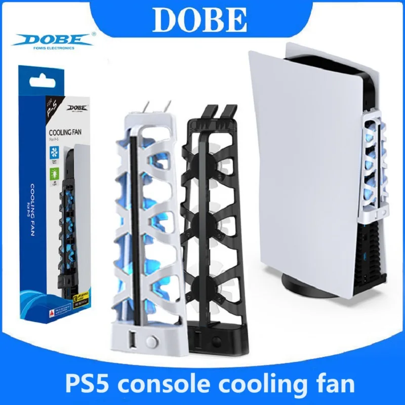 Per ventola di raffreddamento Console PS5 per Console PS5 radiatore luce blu posteriore per ventola di raffreddamento PS5 accessori da gioco TP5-1523