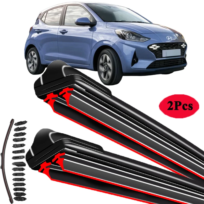 

For Hyundai I10 PA IA BA AC3 AI3 2007-2024 Car Windshield Wiper Blade Front Windscreen Brushes Washer Accessories Window Parts