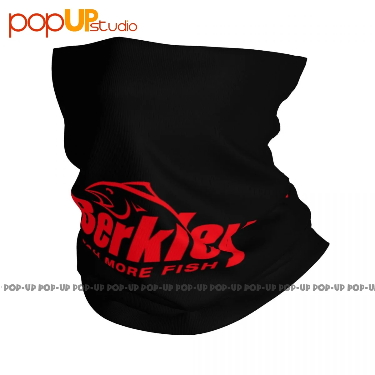 Crankbaits Reel Rod Fish Berkley Fishing Logo P-120 Neck Gaiter Bandana Scarf Face Mask