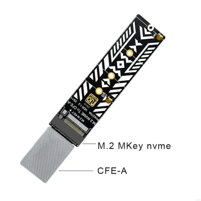 

CORA M.2 to CFE A Storage Card Adapter Metal Housing Heat Dissipation and Durability