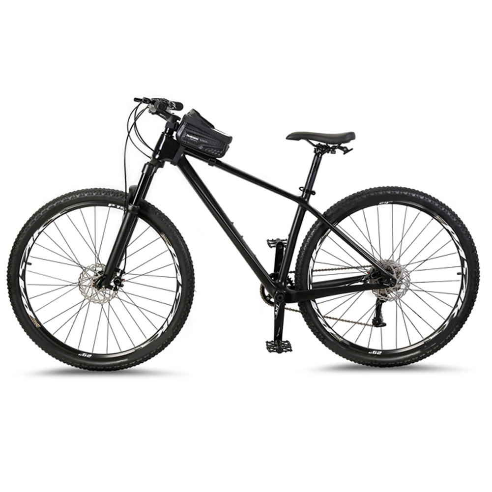 Bolsa para manillar de bicicleta de 1L, bolsa impermeable para tubo de marco superior frontal, accesorios para bicicleta de carretera con pantalla táctil de 6,8 pulgadas