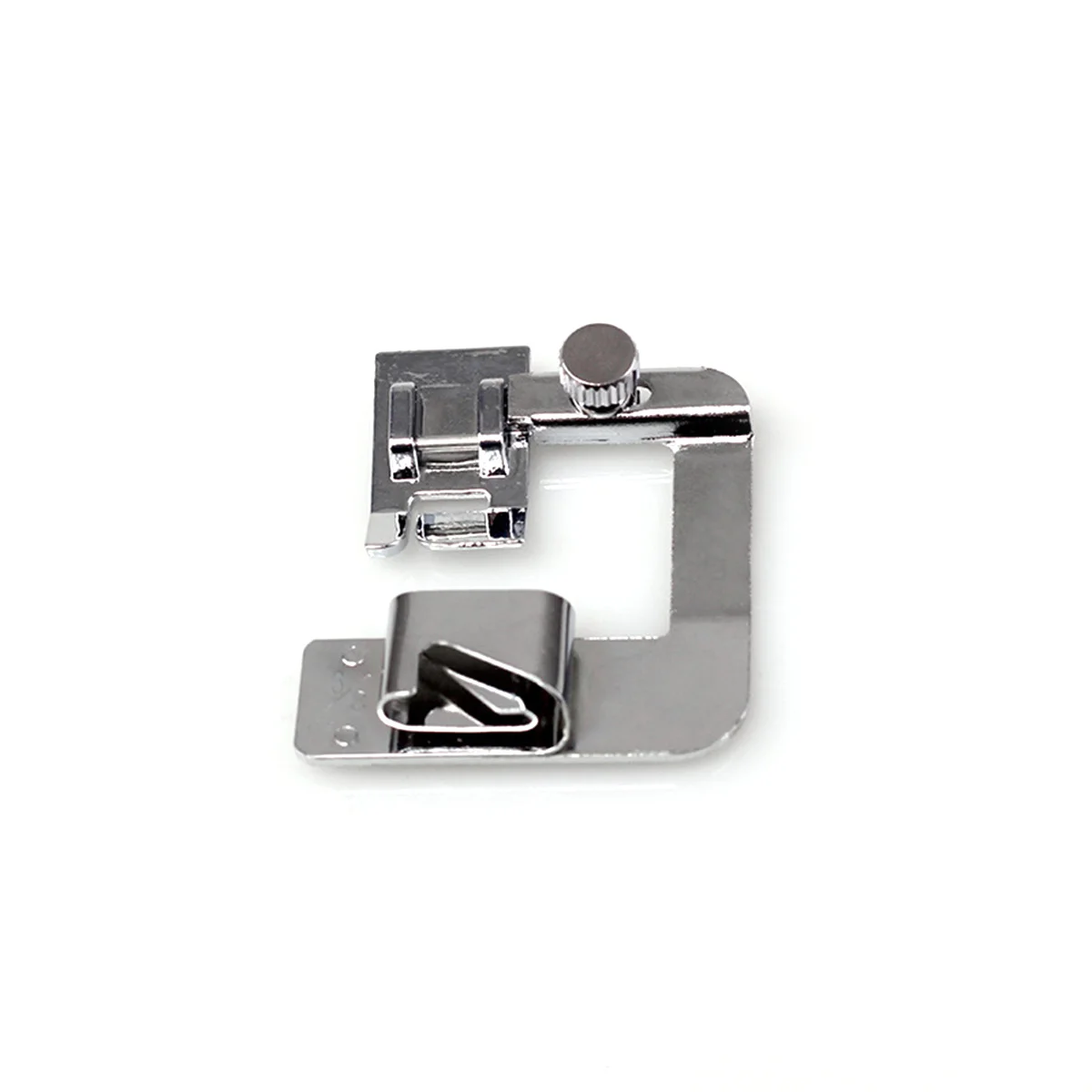 

3Pcs Electric Sewing Machine Presser Feet Rolled Foot Set Versatile Metal Hem Foot for Household and Industrial Low Speed Sewing