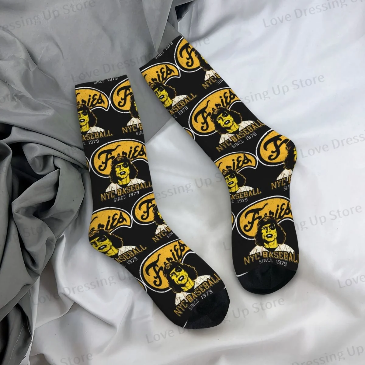 Warriors Baseball Furies Men Women Socks Windproof Novelty Spring Summer Autumn Winter Stockings Gift