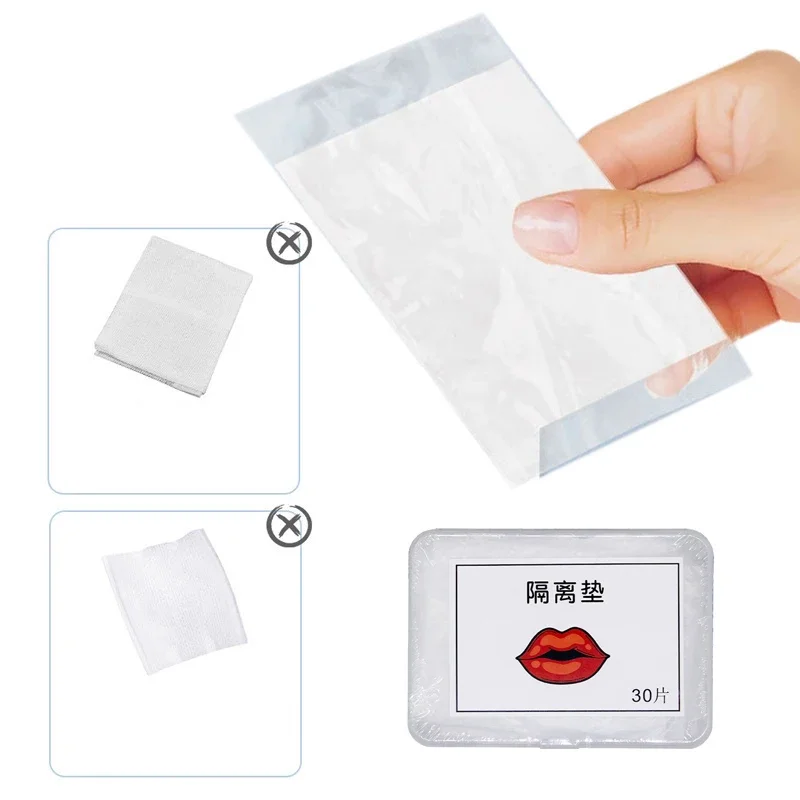 30pc Lip Tattoo Isolation Pad Permanent Makeup Oral Isolation Film Tattoo Accessories Disposable Lips Microblading Tattoo